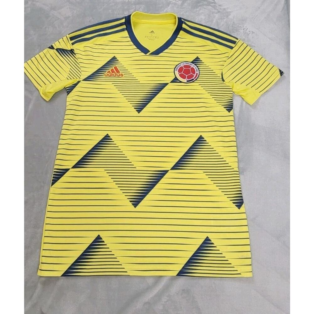 Columbia Jersey Men’s Small Adidas ClimaLite Futbol Soccer Federacion Columbiana